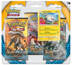 Pokemon Sun & Moon SM1 3-Booster Blister Pack - Togedemaru Promo